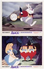 "SLEEPING BEAUTY" & "ALICE IN WONDERLAND" LOBBY CARD SET.