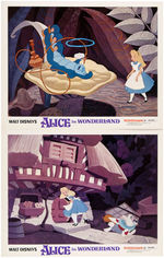 "SLEEPING BEAUTY" & "ALICE IN WONDERLAND" LOBBY CARD SET.