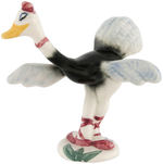 FANTASIA VERNON KILNS OSTRICH FIGURINE.