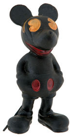 MICKEY MOUSE BLACK SEIBERLING FIGURE WITH TAIL.