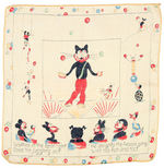 VAN BEUREN STUDIO “AESOP’S FABLES” LOT OF EIGHT HANKIES.