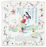 VAN BEUREN STUDIO “AESOP’S FABLES” LOT OF EIGHT HANKIES.