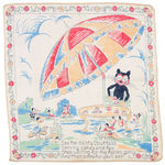 VAN BEUREN STUDIO “AESOP’S FABLES” LOT OF EIGHT HANKIES.