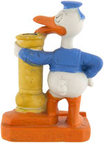 VERY RARE DONALD DUCK BISQUE TOOTHBRUSH HOLDER.