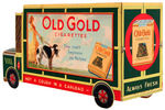 "OLD GOLD CIGARETTES" DIE-CUT STORE DISPLAY.