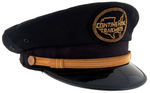 "CONTINENTAL TRAILWAYS/TRAILWAYS" BUS DRIVER HAT PAIR.