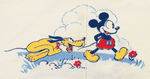 "MICKEY & MINNIE" MOUSE TABLE CLOTH.