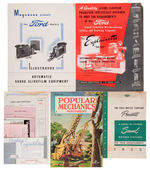 "FORD MOTORS" EXTENSIVE PROMO PAPER EPHEMERA LOT.