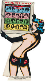 "THE ROLLING STONES - SOME GIRLS COUNTERTOP STANDEE DISPLAY.