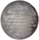 “GORHAM MFG. CO. SILVERSMITHS” COIN SILVER EXAMPLE OF BRYAN MONEY.