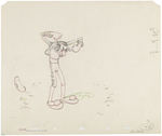 MATADOR FROM FERDINAND THE BULL ORIGINAL ART PRODUCTION DRAWING.