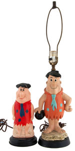 "FRED FLINTSTONE" LIGHT PAIR.