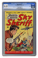 SKY SHERIFF #1 SUMMER 1948 CGC 6.0 CREAM TO OFF-WHITE PAGES ROCKFORD COPY.