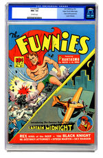 FUNNIES #57 JULY 1941 CGC 9.6 OFF-WHITE PAGES MILE HIGH COPY.