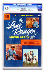 LONE RANGER MOVIE STORY #NN MARCH 1956 CGC 9.0 OFF-WHITE PAGES.