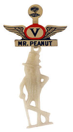 "MR. PEANUT" VICTORY TAB AND GLOW FIGURE.