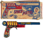 "TOM CORBETT SPACE CADET OFFICIAL SPACE PISTOL" BOXED MARX CLICKER GUN.