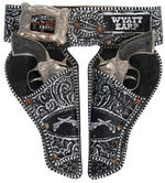 "WYATT EARP - FRONTIER MARSHALL" BOXED HOLSTER SET.