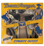 "STAR TEXAS RANGER OFFICIAL COWBOY OUTFIT" BOXED HOLSTER SET.