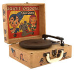 "ROOTIE KAZOOTIE FONO-ROOTIE" CARRY CASE RECORD PLAYER.