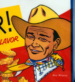 ROY ROGERS/POST'S GRAPE NUTS FLAKES WINDOW SIGN.