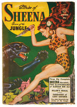 “STORIES OF SHEENA QUEEN OF THE JUNGLE” FIRST ISSUE PULP.