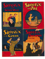 "FOUR LITTLE SKEEZIX BOOKS" BOXED SET.