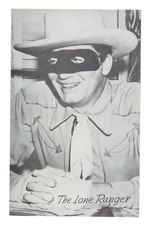 LONE RANGER BRACE BEEMER SIGNED CARD.