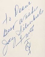 JAY SILVERHEELS SIGNED PROGRAM & "TV GUIDE."