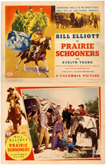 BILL ELLIOTT "PRAIRIE SCHOONERS/THE RETURN OF DANIEL BOONE" LOBBY CARD LOT.