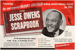 "THE JESSE OWENS SCRAPBOOK" NEGRO RADIO SPOTS EXTENSIVE LOT W/PRODUCTION MATERIALS & ORIGINAL ART.