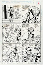 "THE SPECTACULAR SPIDER-MAN" ANNUAL #14 COMIC BOOK PAGE ORIGINAL ART BY SAL BUSCEMA.