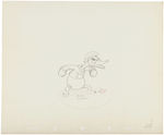 DONALD DUCK "ORPHAN'S PICNIC" ORIGINAL PRODUCTION DRAWING.