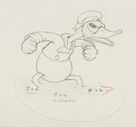 DONALD DUCK "ORPHAN'S PICNIC" ORIGINAL PRODUCTION DRAWING.