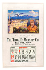 CHARLES A. LINDBERGH CALENDAR SAMPLE.