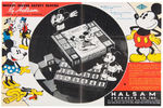 "MICKEY MOUSE SAFETY BLOCKS" BOX & SALES FLYER.