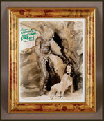 "CREATURE FROM THE BLACK LAGOON" BEN CHAPMAN/JULIE ADAMS SIGNED PHOTO.