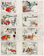 "BUSTER BROWN AND HIS BUBBLE" 1903 POSTCARD SET WITH THE YELLOW KID.