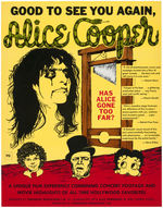 ALICE COOPER MOVIE POSTER PAIR.