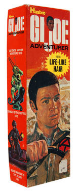 "GI JOE" ADVENTURER WITH LIFE-LIKE HAIR IN BOX.