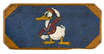 DONALD DUCK FOLK ART FOOTSTOOL.