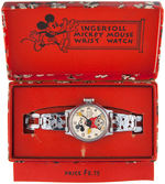 "INGERSOLL MICKEY MOUSE WRIST WATCH" BOXED VERSION FROM SPRING, 1934.