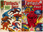 "FANTASTIC FOUR" COMIC LOT OF TEN ISSUES.