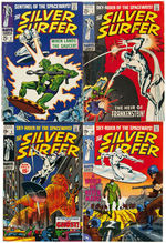 THE SILVER SURFER COMIC LOT OF FIVE ISSUES.