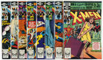 "THE UNCANNY X-MEN" COMIC LOT OF 17 ISSUES IN HIGH GRADE.