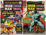 TALES OF SUSPENSE COMIC TRIO WITH FIRST APPEARANCE OF BLACK WIDOW.