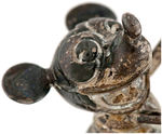 MICKEY MOUSE FIGURAL SOLID SILVER BOTTLE STOPPER.