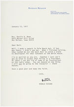 RONALD REAGAN LETTER SIGNED "DUTCH" WITH CONTENT ABOUT JIMMY CARTER ELECTION.