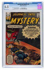 "JOURNEY INTO MYSTERY" #91 APRIL 1963 CGC 6.5 FINE+.