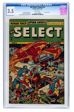 "ALL SELECT COMICS" #6 MARCH 1945 CGC 3.5 VG-.